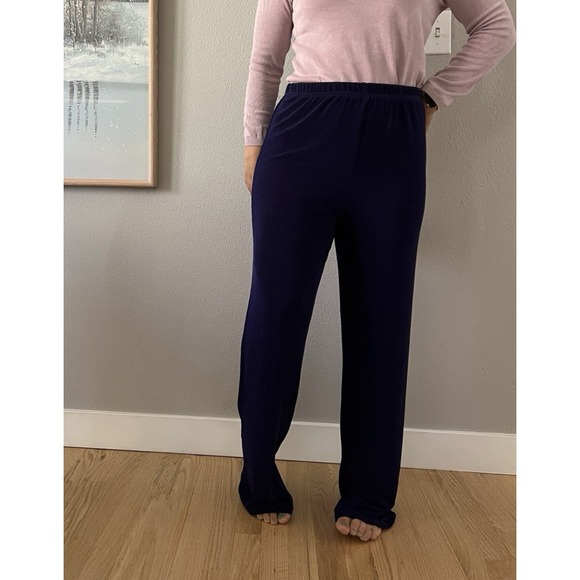 Jostar Pants - JOSTAR ACETATE Spandex SLINKY Knit DRESS PANTS Royal Blue M Medium Straight Leg